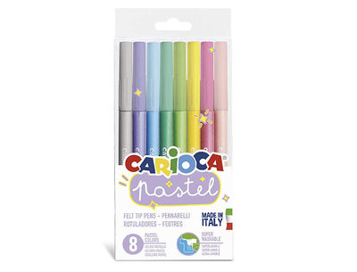 Rotulador carioca pastel blister de 8 colores surtidos - Foto 2