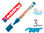 Rotulador edding 21 marcador permanente ecoline 90% reciclado color azul punta - 1
