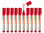 Rotulador edding 28 para pizarra blanca ecoline 90% reciclado color rojo punta - Foto 3