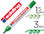 Rotulador edding marcador permanente 3000 verde punta redonda 1,5-3 mm - 1