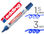 Rotulador edding para pizarra blanca 660 color azul punta redonda 1,5-3 mm - 1