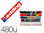 Rotulador edding punta fibra 1200 gama completa colores expositor de 480 - 1