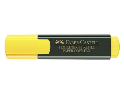 Rotulador faber castell fluorescente textliner 48-07 amarillo blister de 1 - Foto 3