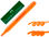 Rotulador faber fluorescente textliner 38 naranja - 1