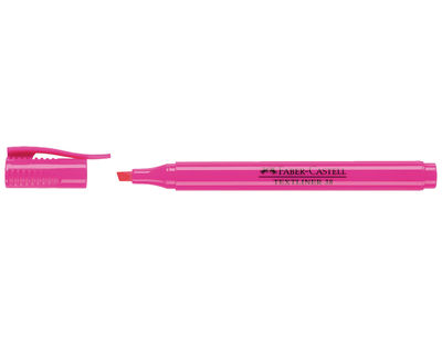 Rotulador faber fluorescente textliner 38 rosa - Foto 2