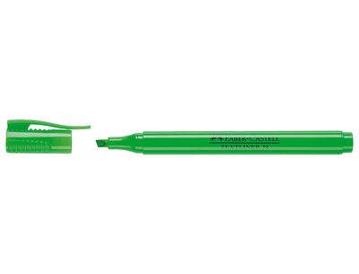 Rotulador faber fluorescente textliner 38 verde - Foto 2
