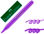 Rotulador faber fluorescente textliner 38 violeta - 1