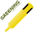 Rotulador greening fluorescente punta biselada amarillo - 1