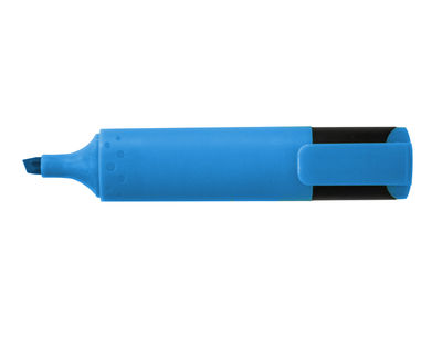 Rotulador greening fluorescente punta biselada azul - Foto 2