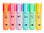 Rotulador liderpapel fluorescente pastel punta biselada estuche de 6 unidades - Foto 4