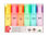 Rotulador liderpapel fluorescente pastel punta biselada estuche de 6 unidades - Foto 2