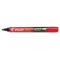 Rotulador permanente Pilot SCA-400 punta biselada rojo