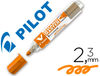 Rotulador pilot v board master para pizarra blanca naranja tinta liquida trazo