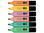 Rotulador q-connect fluorescente pastel punta biselada estuche de 6 unidades - Foto 2