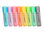 Rotulador q-connect fluorescente pastel punta biselada estuche de sobremesa 8 - Foto 3