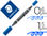 Rotulador staedtler lumocolor permanente duo 348 azul punta f 0,6 mm punta m 1,5 - 1