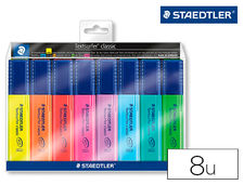 Rotulador staedtler textsurfer 364 fluorescente bolsa de 6 unidades colores