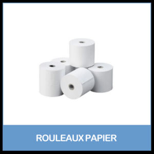 Papier thermique rose 50 rouleaux 80x70x12 - Bobines Caisse