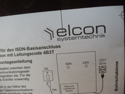 router elcon systemtechnik 4b3t isdn basisanschluss - Zdjęcie 4