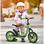 Rower dziecięcy Skids Control Kolor Zielony Stal Ergonomiczny - 5