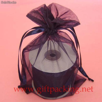 Royal-Blue Organza Bag Wedding Gift Favors for Decoration - Photo 5