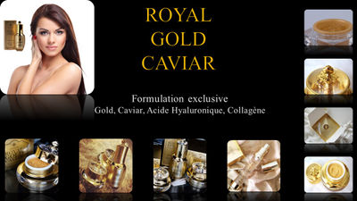 Royal gold caviar premium firming mask