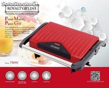Royalty Line PM-750.1; Panini Grill 750W Rouge
