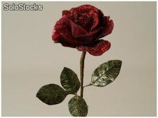 Róża bordowa 69cm - az00794