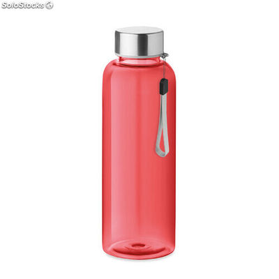 RPET bottle 500ml rouge transparent MIMO9910-25