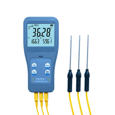 RTM-1103 3 Channels k-type Thermometer with 0.01 Resolution