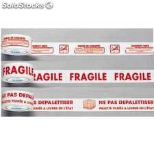 Ruban informatif &#39;fragile&#39; - ruban informatif &#39;fragile&#39; colis de 6