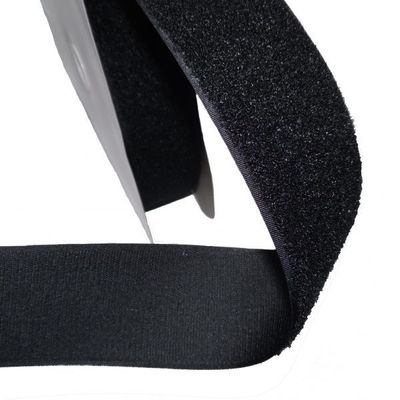 Ruban Velcro à Coudre, Femelle-Loop, Noir - Rouleau de 25m x 25mm