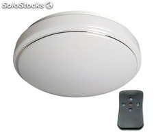 Runde LED Deckenleuchte mit Fernbedienung (RGB+WeiÃ ) - Integrierte LED Lampe -