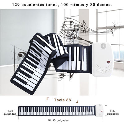 S88 Portable 88 teclas de piano flexible - Foto 2