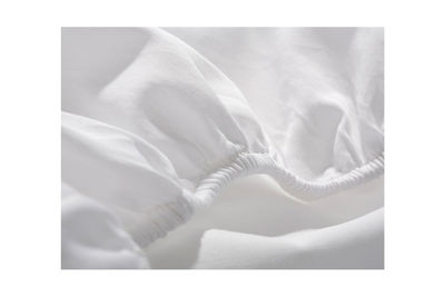 Sábana ajustable blanca 50% poliéster 50% algodón caja 30uds - Foto 2
