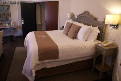 Sabana plana blanca lisa calidad hotelera, tela sanforizada medida: individual