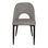 SABINA GRIS Cadeira de estilo contemporâneo em tecido - Foto 2