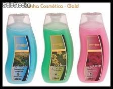 Sabonetes liquidos linha cosmética gold e flores e aromas