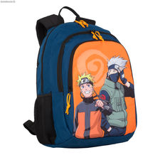 Sac à Dos Scolaire Naruto Double Compartiment, Adaptable au chariot