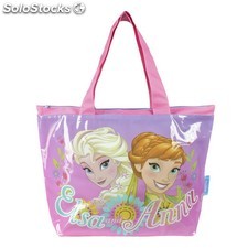 Sac de Plage la reine des neiges - Rose