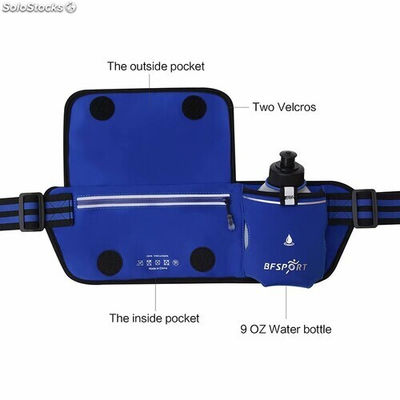 sac de taille fitness, ceinture de course, ceinture d&amp;#39;hydratation modèle 11 - Photo 5