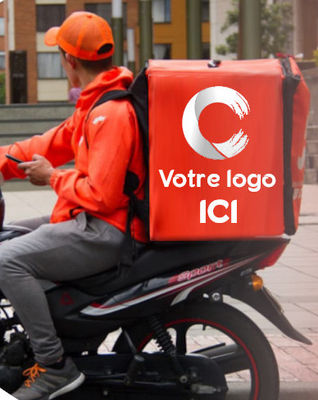 Sac isotherme livraison moto avec logo - Photo 4