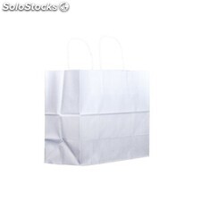 Sac papier Take Away Blanc 30x29x18 cm