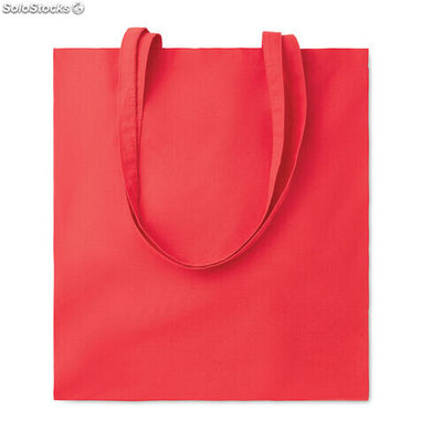 Sac shopping coton 140gr/m² rouge MIMO9268-05