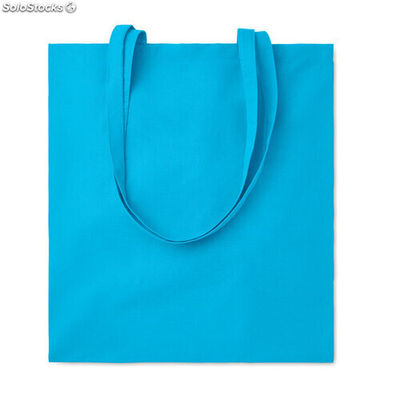 Sac shopping coton 140gr/m² turquoise MIMO9268-12