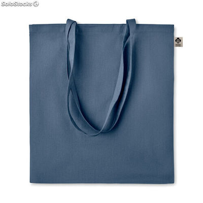 Sac shopping en coton organique bleu MIMO6189-04