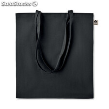 Sac shopping en coton organique noir MIMO6189-03