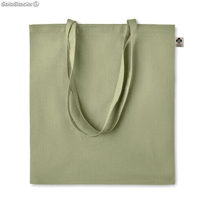 Sac shopping en coton organique vert MIMO6189-09