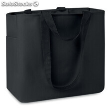Sac shopping en polyester 600D noir MIMO8715-03