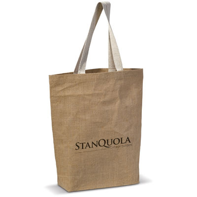 Sac shopping en toile de jute - Photo 2